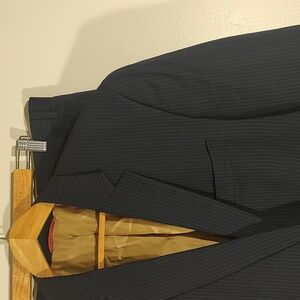 Men's: Two Piece Navy Pinstripe Suit
